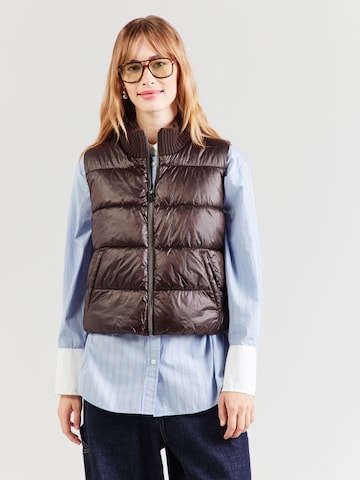 Gilet di COMMA in marrone: frontale