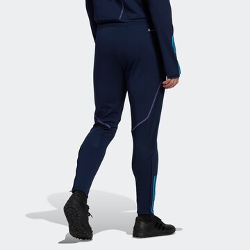 ADIDAS PERFORMANCE Skinny Workout Pants 'Argentinien Tiro 23' in Blue