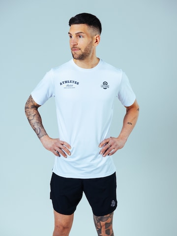 Lifters Funktionsshirt 'Hybrid Sport'‌‌‌‌‌ in Weiß: Vorderseite