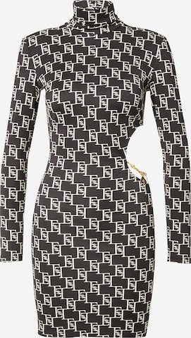 Robe Elisabetta Franchi en noir : devant