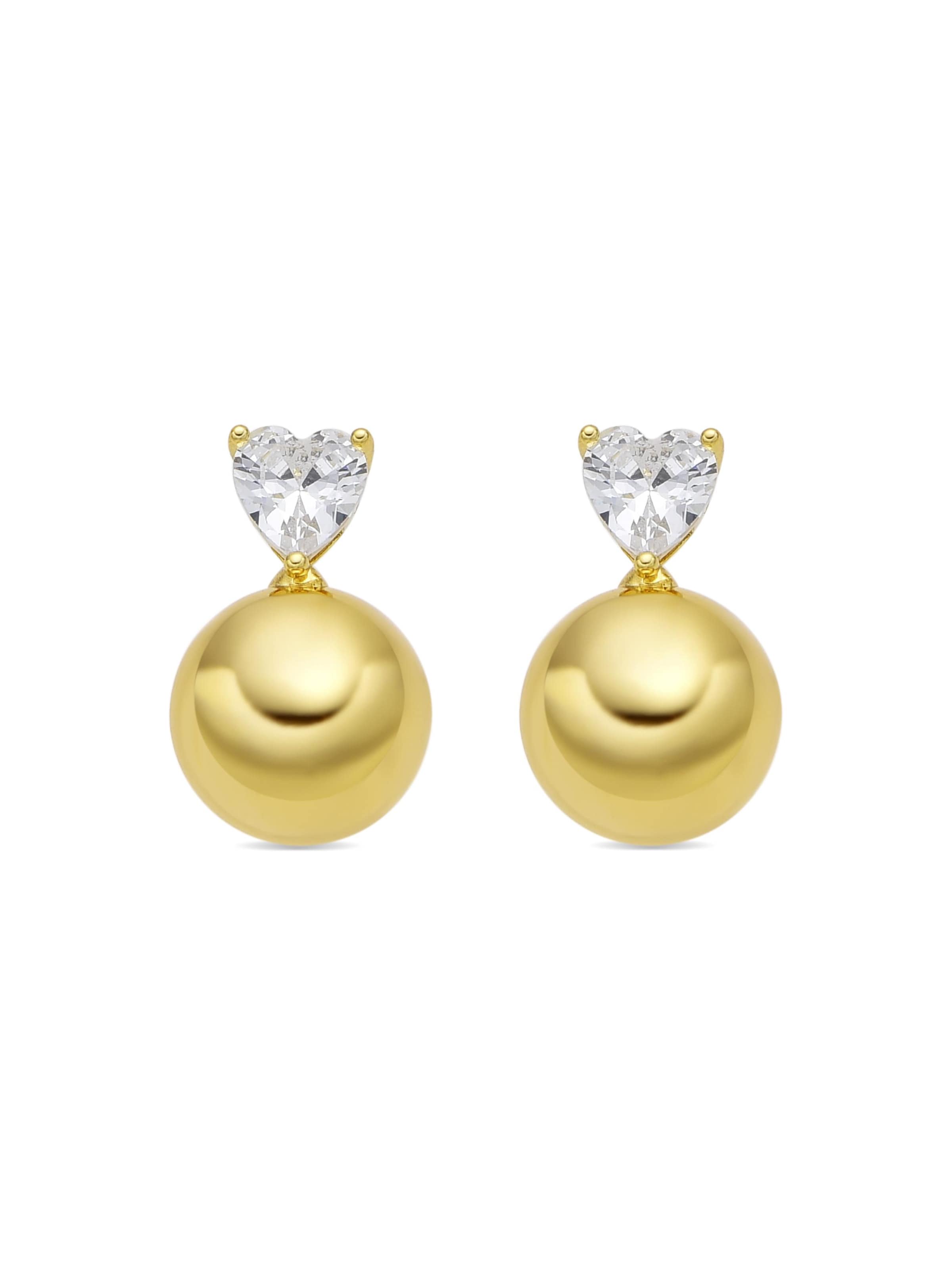 Luxenter Earrings 'Miora' in White: front