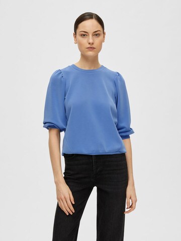 SELECTED FEMME Sweatshirt 'Tenny' in Blau: predná strana