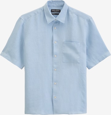 Coupe regular Chemise Marc O'Polo en bleu : devant