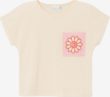 T-Shirt NAME IT en rose : devant