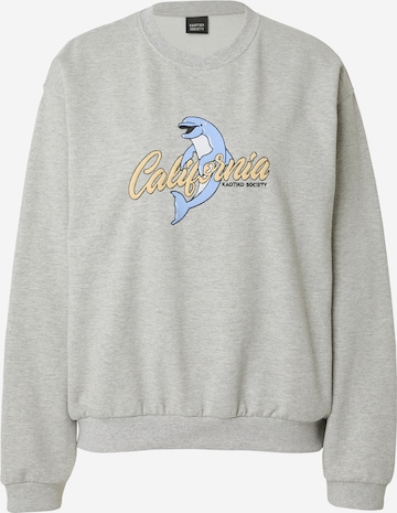 Sweat-shirt 'FLIPPER' Kaotiko en gris : devant