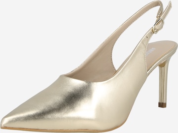 Décolleté sling 'Charlene' di ABOUT YOU in oro: frontale