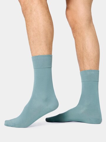 Nur Die - Calcetines ' Bambus Komfortbund ' en azul