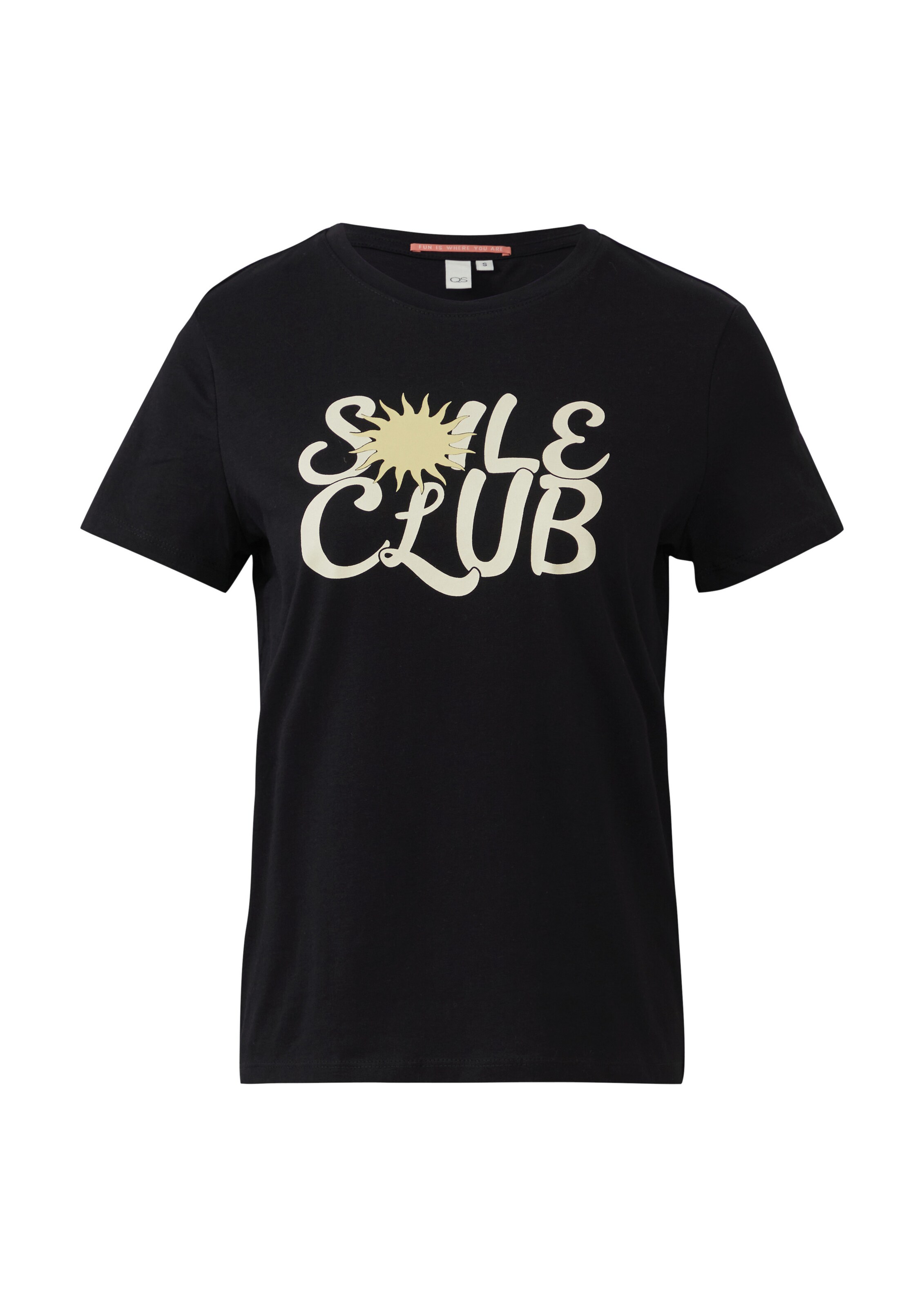 QS Shirt in Black: front