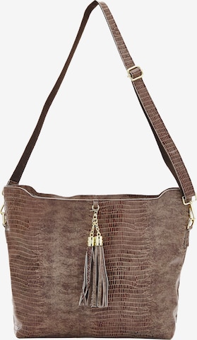 faina Handbag in Brown: front