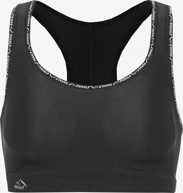 ANITA Bralette Sports Bra 'Panalp Delta' in Black: front