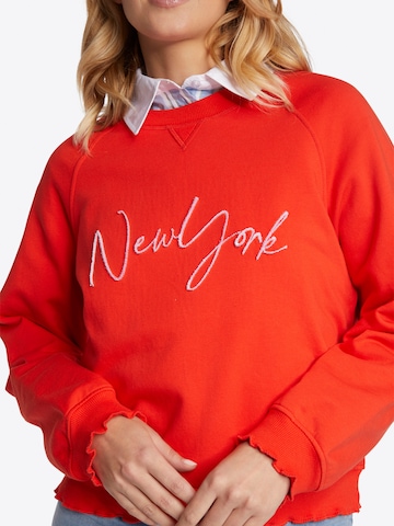 Rich & Royal - Sweatshirt em vermelho