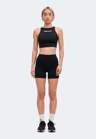 NIKE Μπουστάκι Αθλητικό σουτιέν σε μαύρο: μπροστά