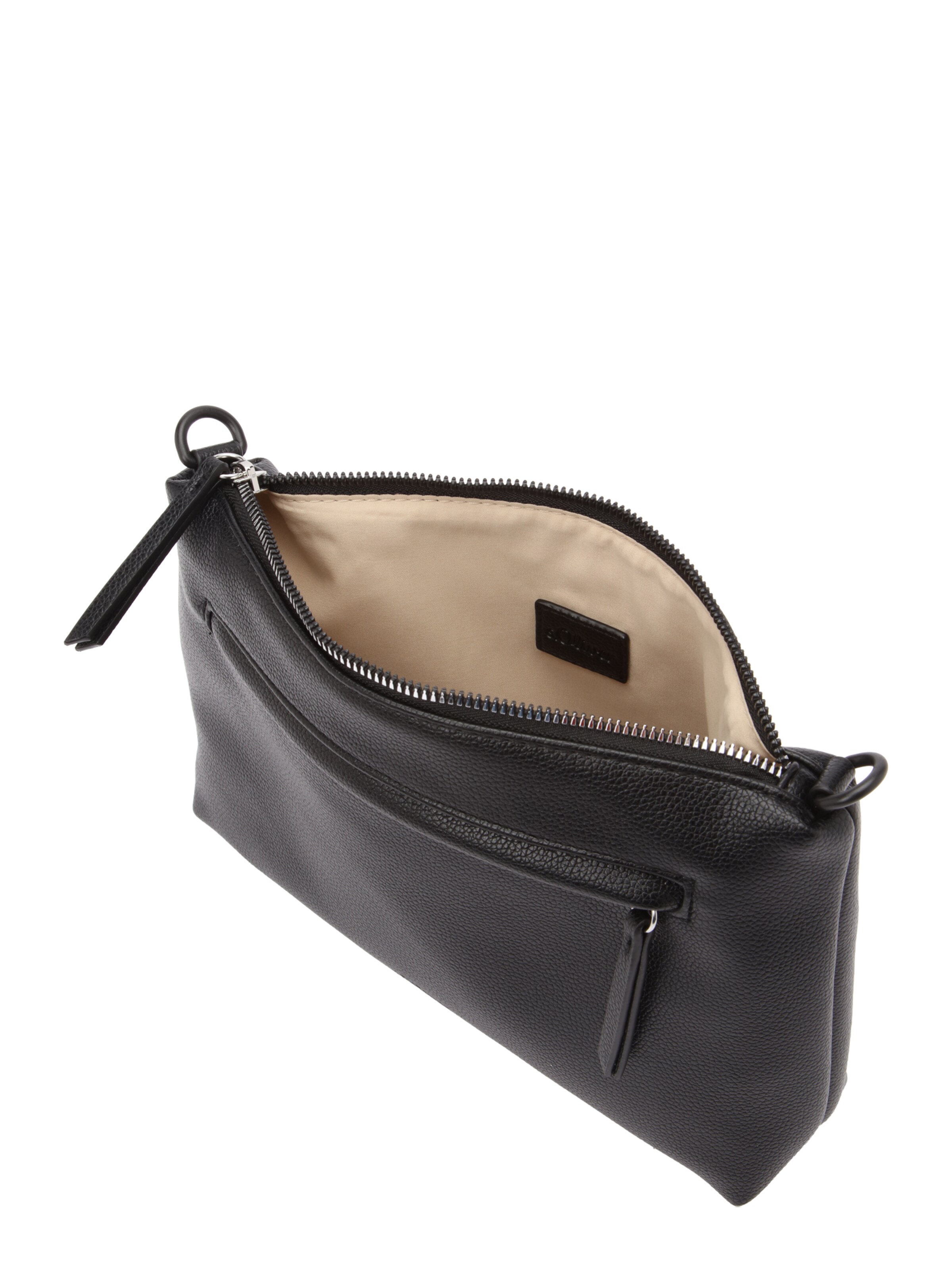 s.Oliver Umhängetasche in Schwarz: oben