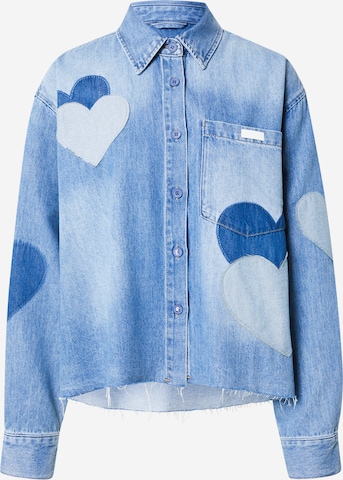 Elias Rumelis Välikausitakki 'Beba' värissä sininen: etupuoli