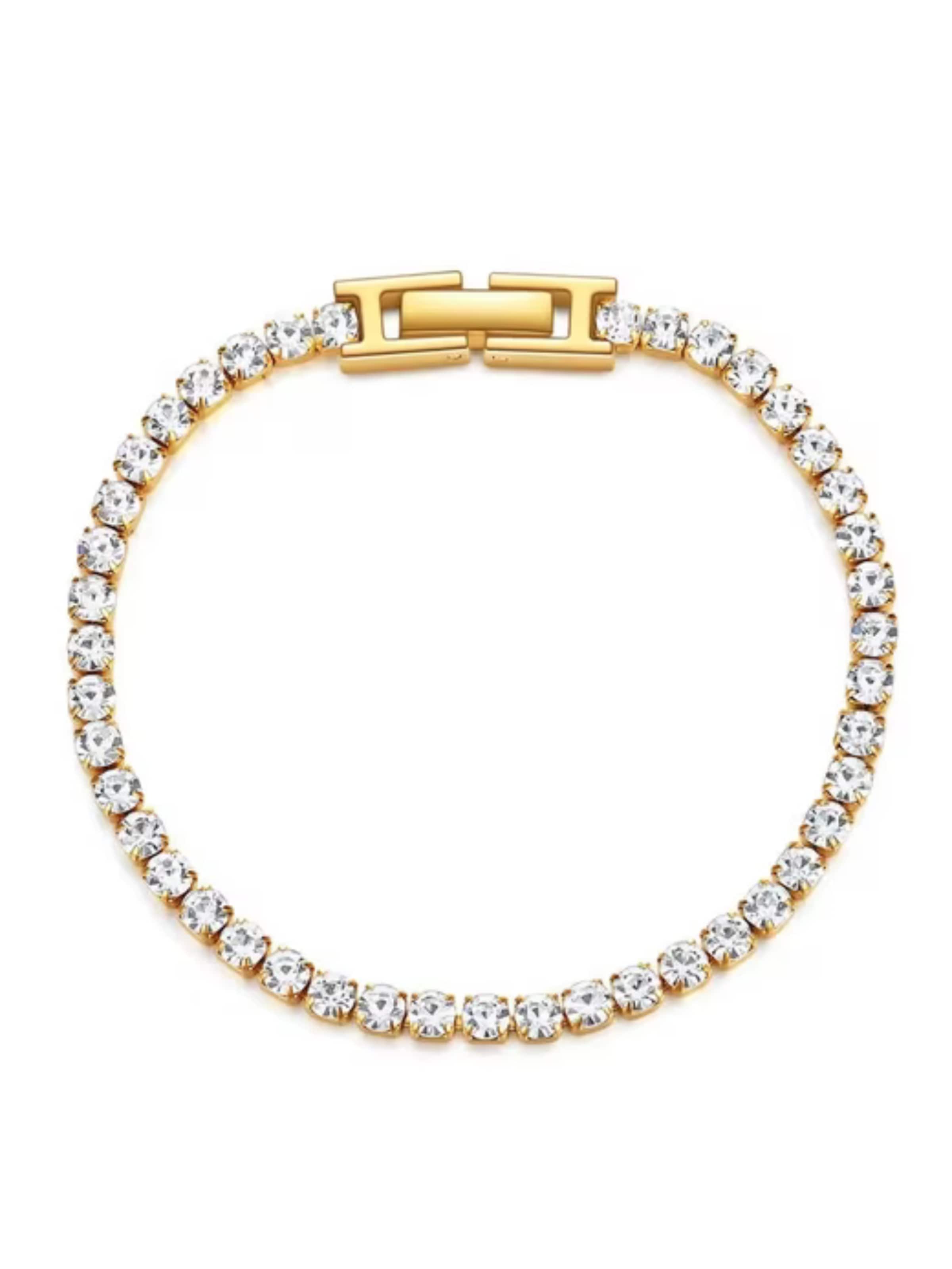 ROUGEMONT Jewellery Armband 'Modisches Tennisarmband Gold 18cm'‌‌‌‌‌‌ in gold, Produktansicht