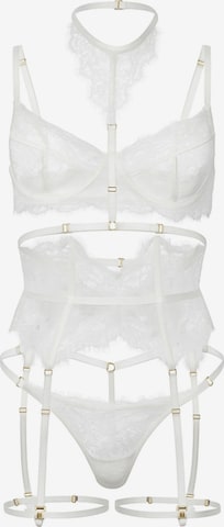 Orchibelle Underwear Sets in White: front