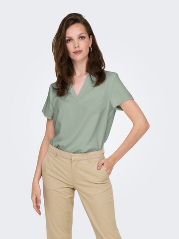 ONLY - Blusa 'ONLELITE' en verde: frente