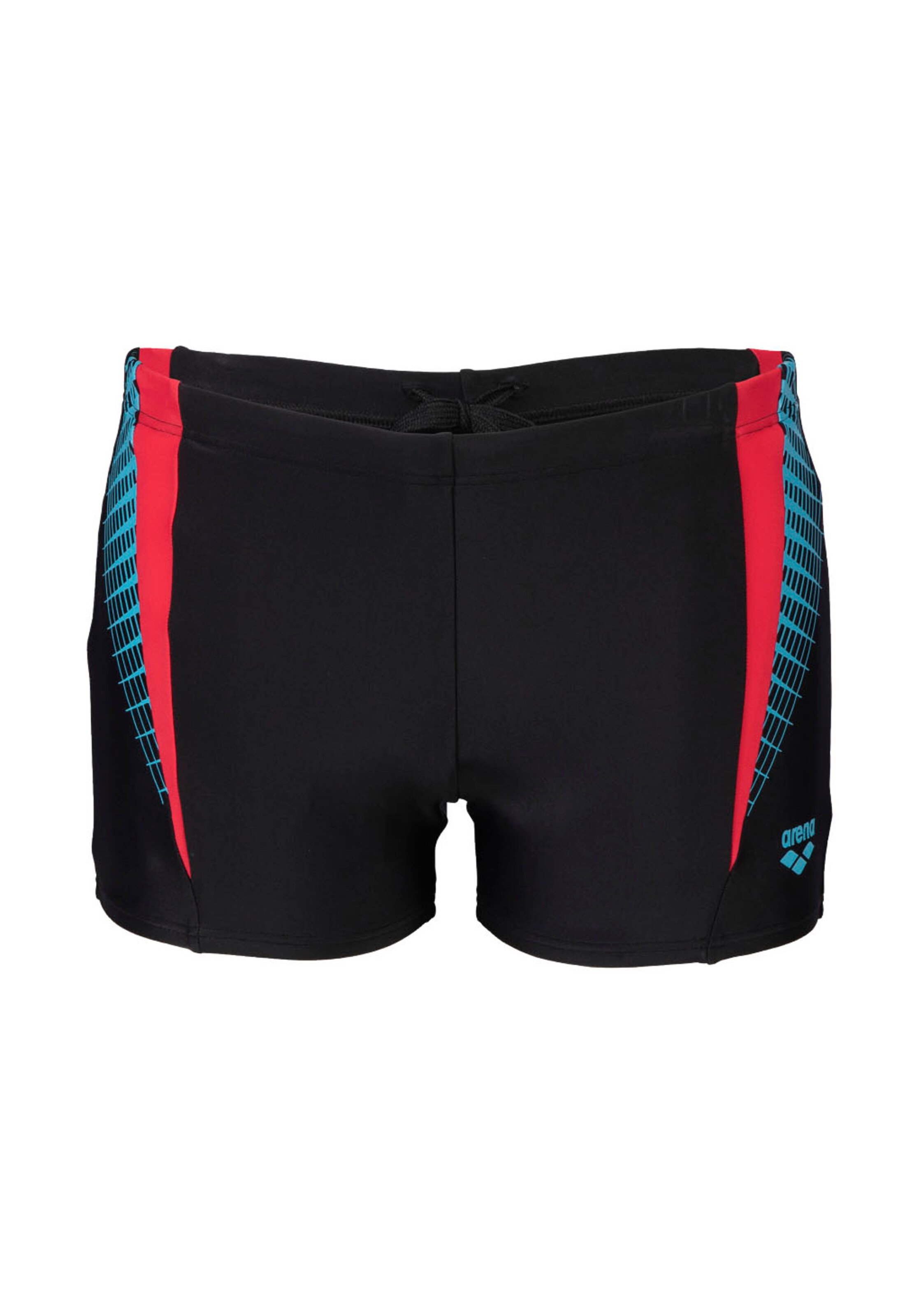 ARENA Swim Trunks 'Threefold' in Black: front