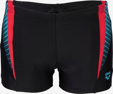 ARENA Swim Trunks 'Threefold' in Black: front