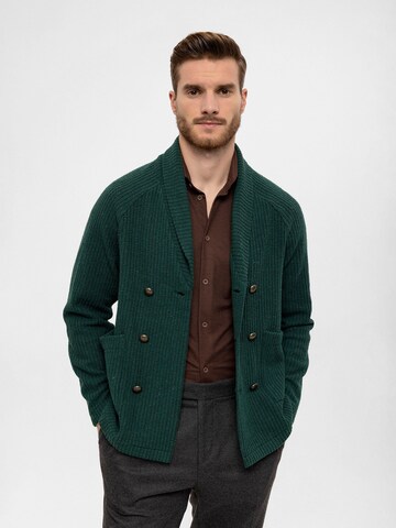 Antioch Knit cardigan in Green: front