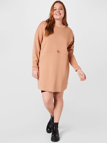 ABOUT YOU Curvy - Vestido 'Layla' em laranja: frente