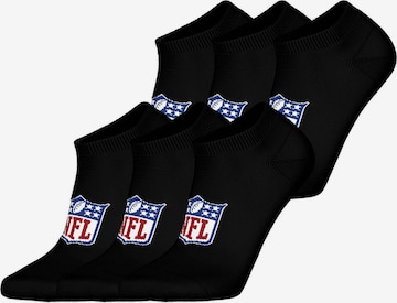 Chaussettes ' NFL Shield Sneaker ' Huddle en noir : devant