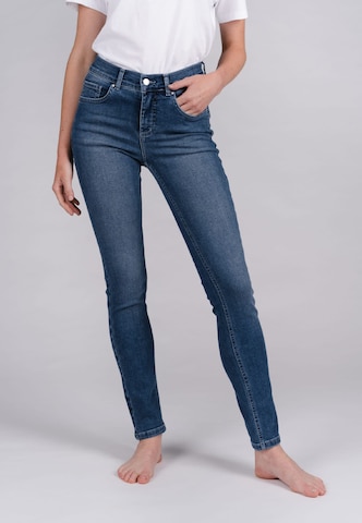 Angels Skinny Jeans in Blauw: voorkant