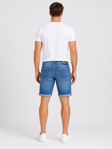 Boxeur des Rues Regular Jeans 'Herren Jeansshorts Boxeur des Rues Kenner, Regular Fit, Mittelblau, Klassischer Look' in Blauw