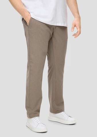 s.Oliver Regular Chino Pants 'Detroit' in Brown: front