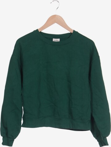 Pull&Bear Sweatshirt & Zip-Up Hoodie in M in Green: front