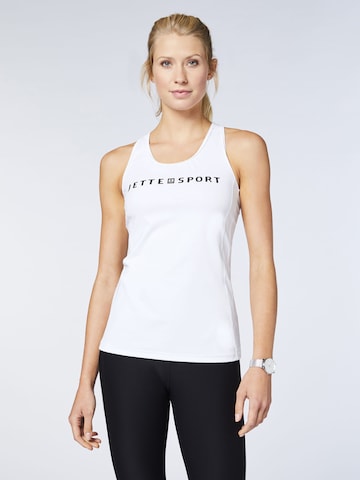 Jette Sport Top in White: front