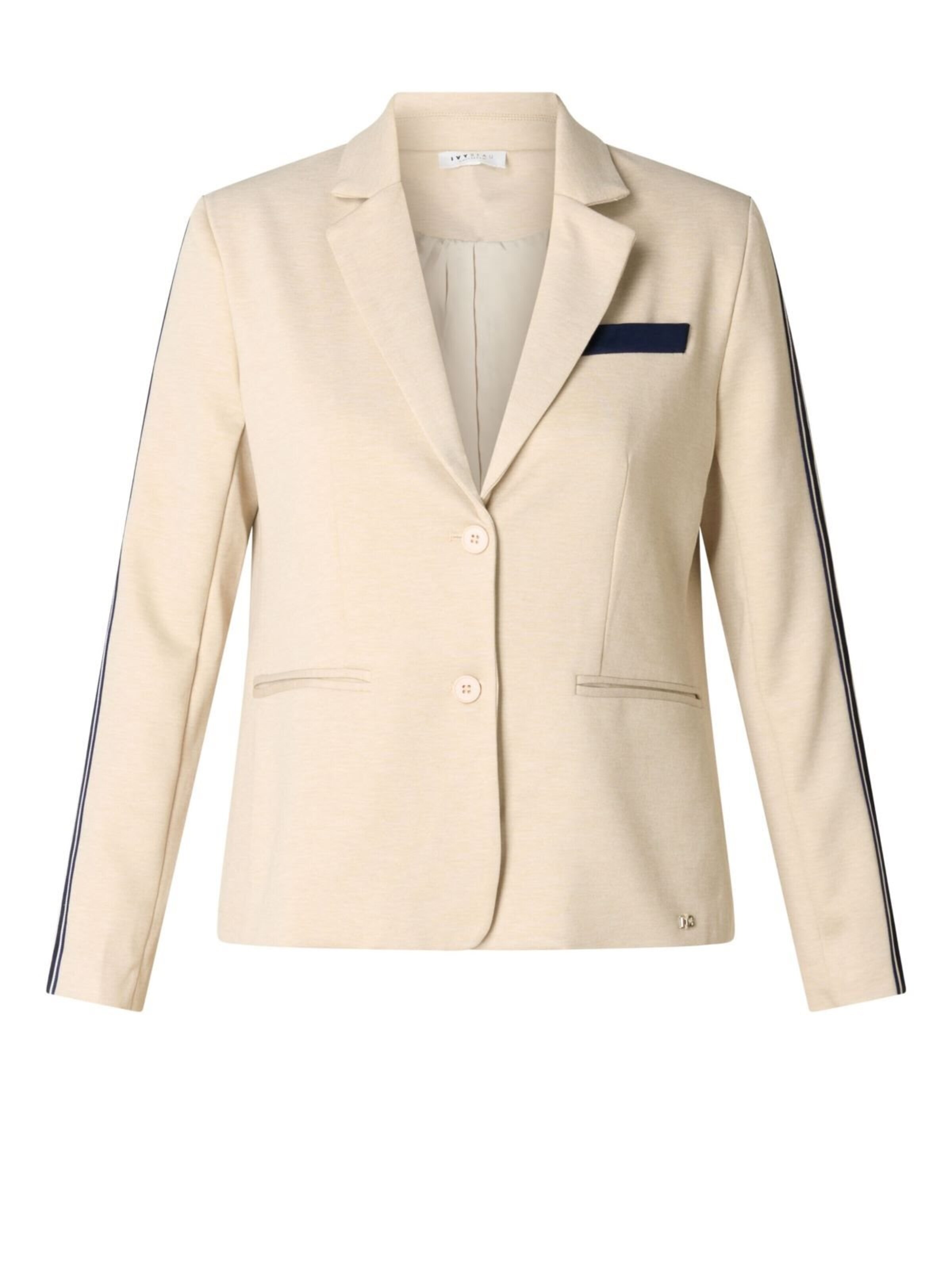 IVY BEAU Blazer 'IVY Beau velia blazer sand' in Beige: front