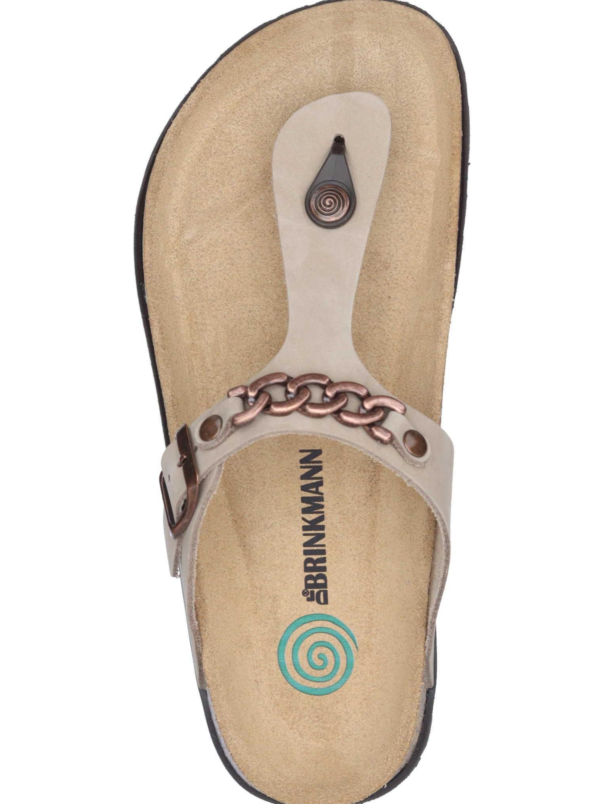 DR. BRINKMANN Pantolette 'PEGO'‌‌‌ in Beige