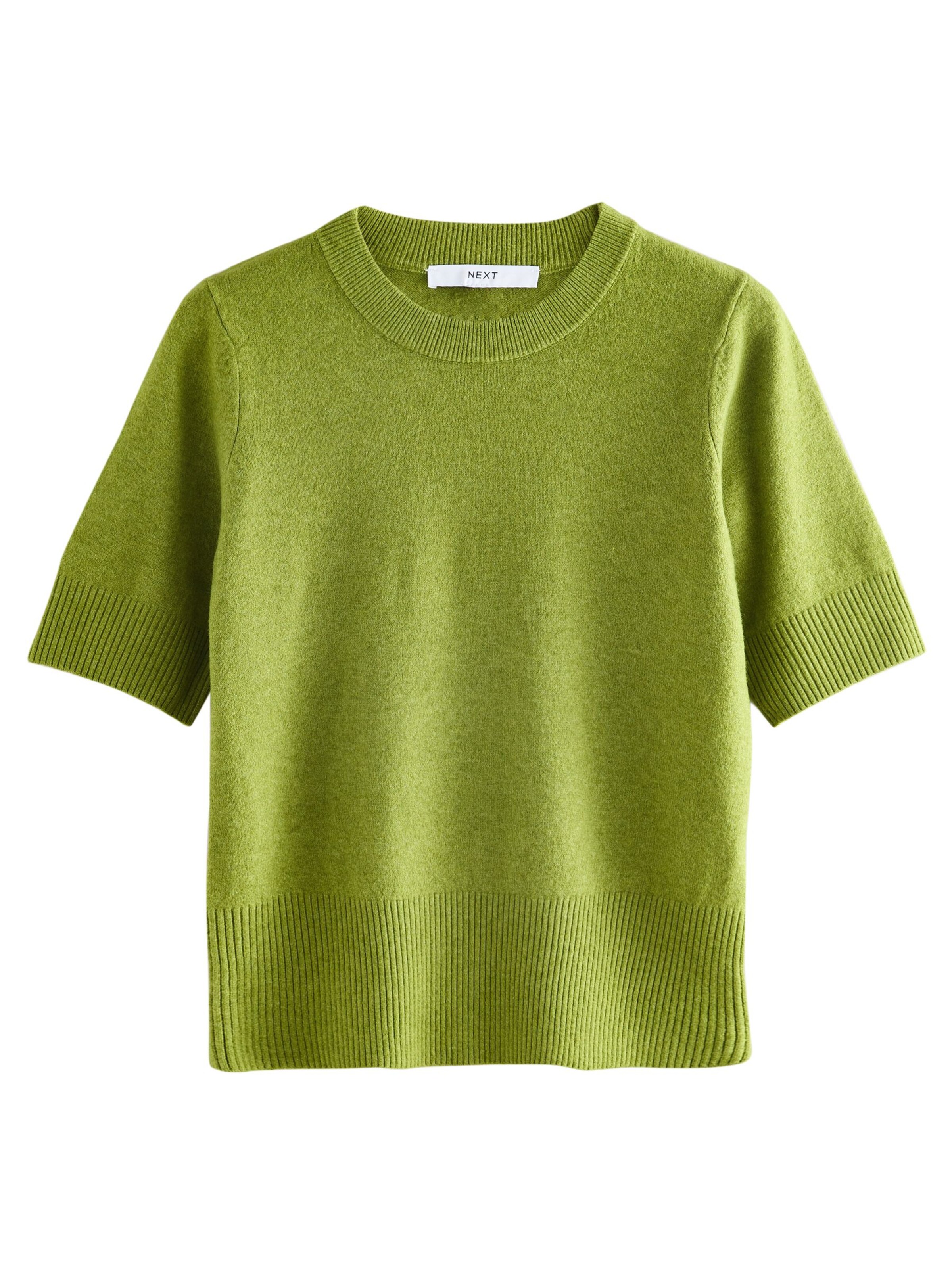 Next Sweter w kolorze zielony: przód