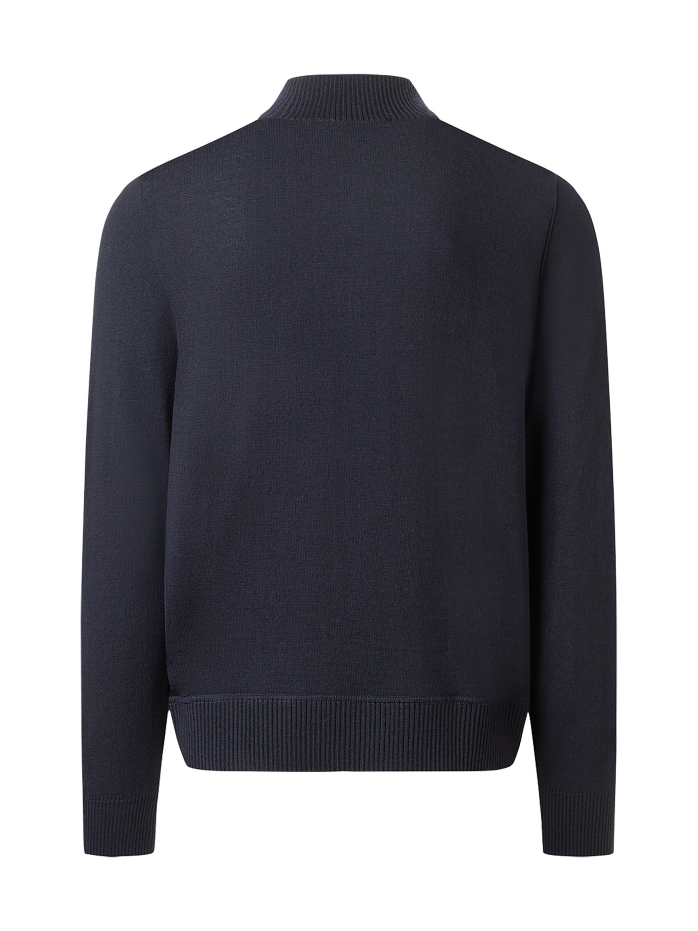 Vestes en maille MAERZ Muenchen en bleu : derrière