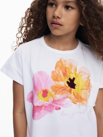 Desigual - Camiseta en blanco