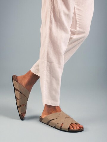 Mule 'TANNA' nae Vegan Shoes en vert