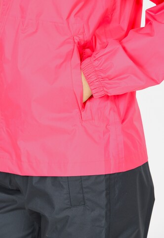 Weather Report Weatherproof jacket 'Pack'way' in Pink