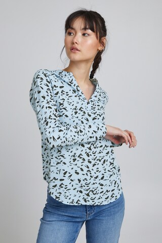 ICHI Blouse 'IHBRUCE' in Blue: front