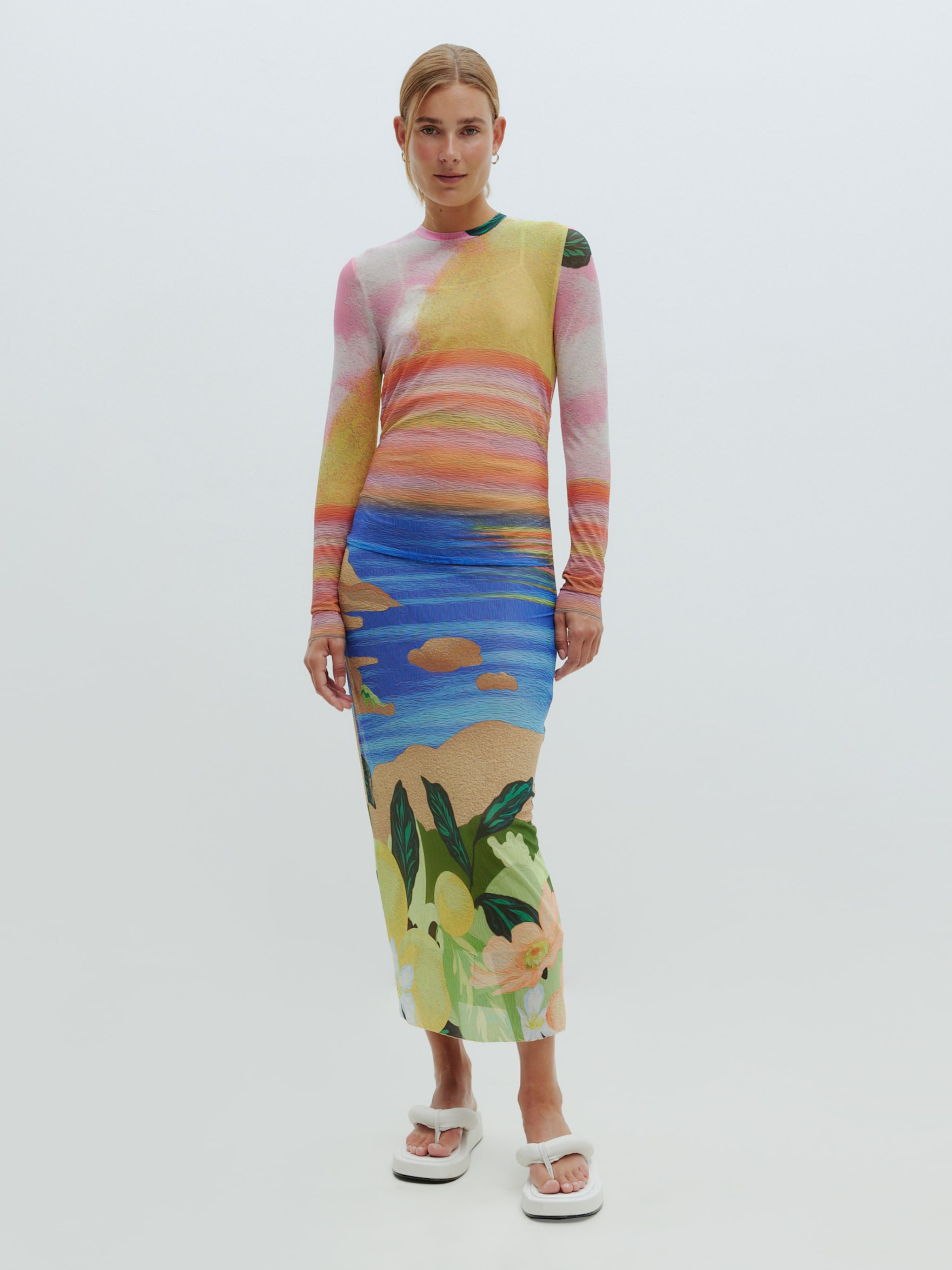 EDITED Produkte Kleid 'Romia' gelb