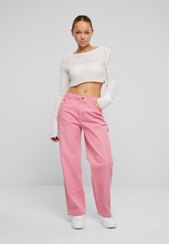 Karl Kani Loose fit Cargo Jeans in Pink