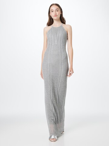 GUESS - Vestido de punto en gris: frente