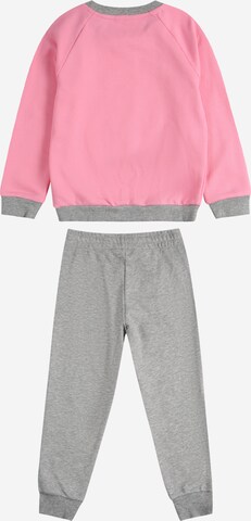 ADIDAS SPORTSWEAR Trainingspak 'Essentials Logo French Terry' in Roze