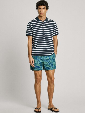 Pepe Jeans Badeshorts 'LEAF' in Grün