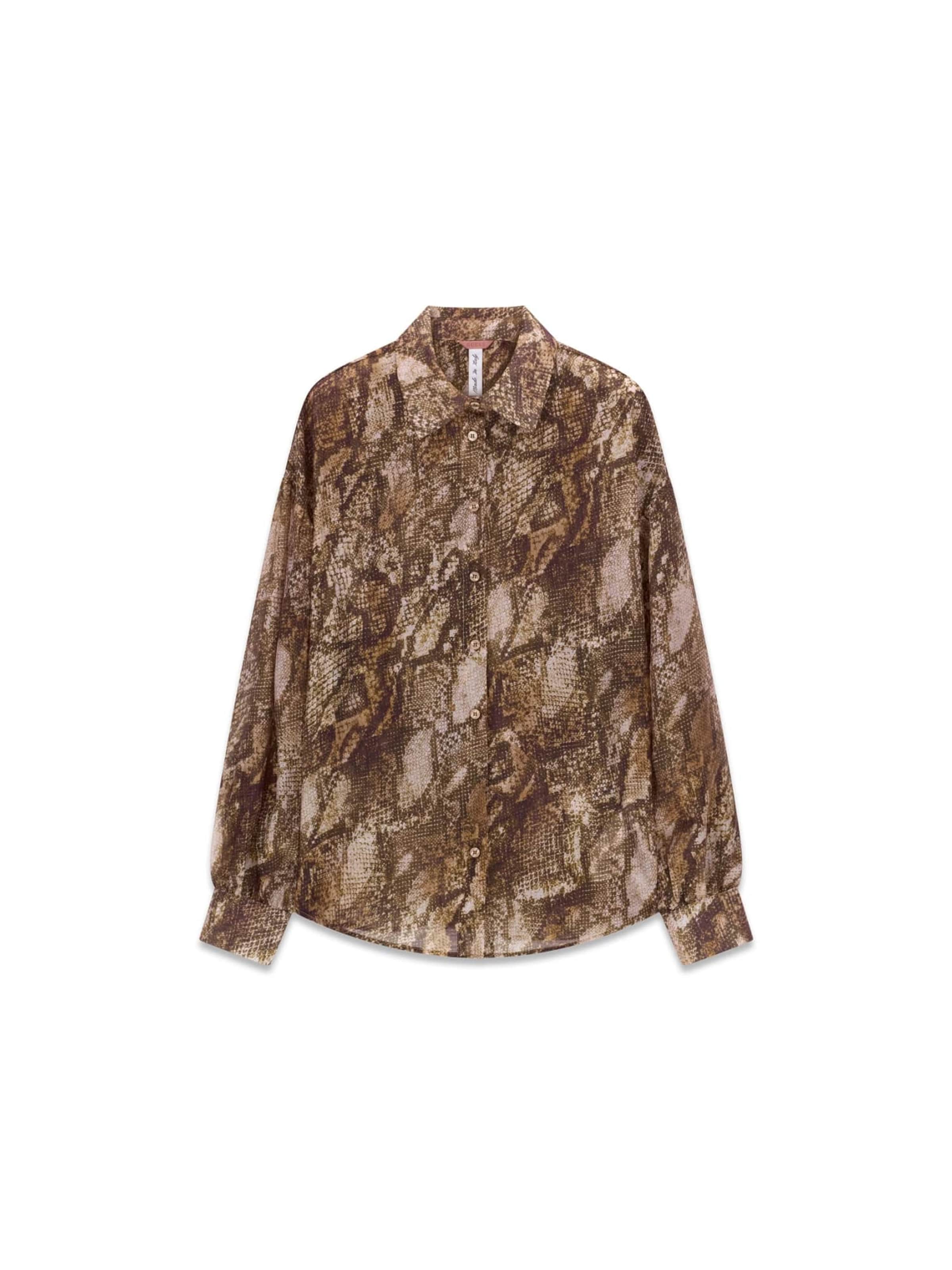 GUESS Bluse in Braun: Vorderseite
