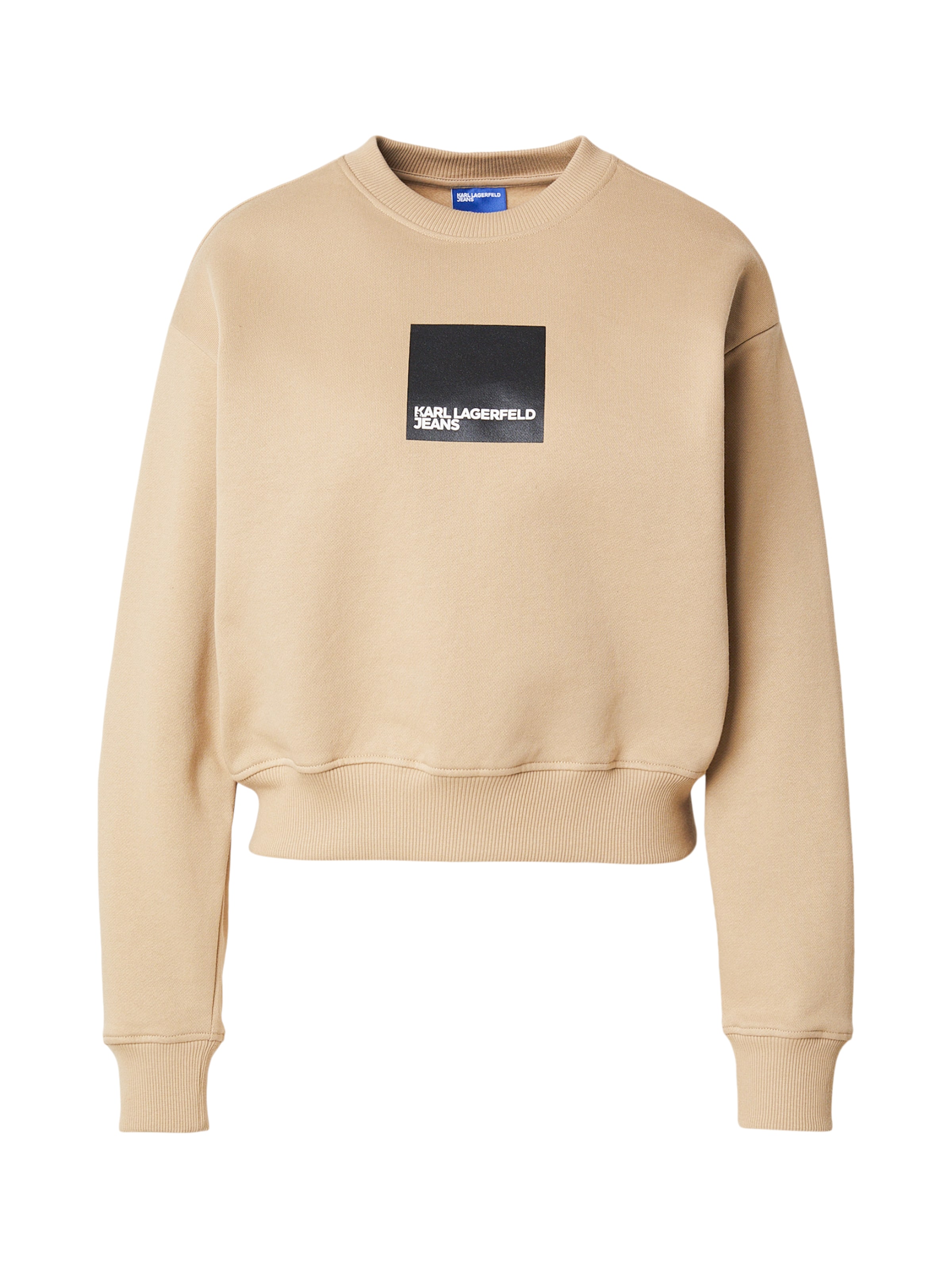 KARL LAGERFELD JEANS Sweat-shirt en cappuccino / noir / blanc, Vue avec produit