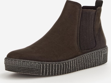 GABOR Chelsea Boots in Brown: front