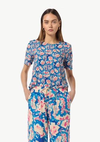 Chemisier comma casual identity en bleu : devant