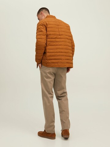 JACK & JONES Loose fit Chino trousers 'JJKane Bowie' in Beige