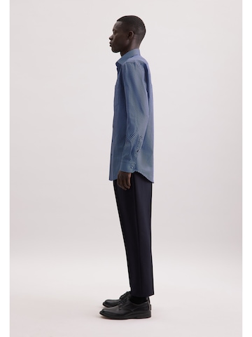 Fit confort Chemise business 'Schwarze Rose' SEIDENSTICKER en bleu